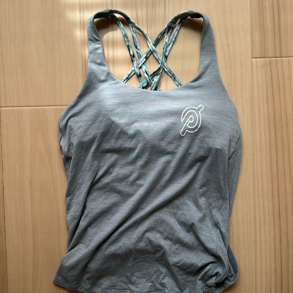 Lululemon X Peleton Tank Top With Built In Sports… - image 1